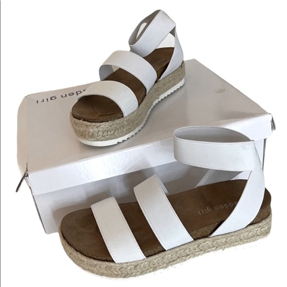 Madden Girl Shoes - MADDEN GIRL espadrilles white size 6